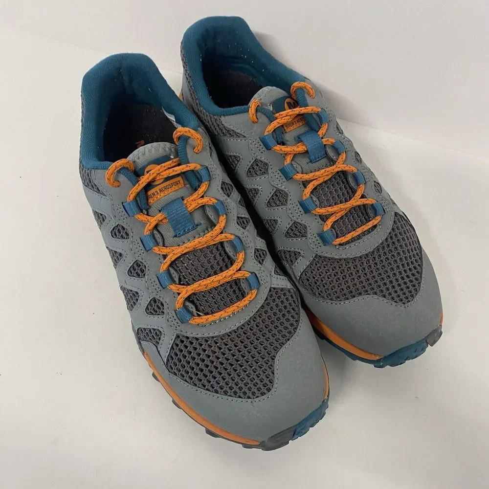 Merrell Shoes Siren 3 Aerosport Women 8.5 Gray Orange Trek Hiking Sneakers 3652 - Picture 3 of 16